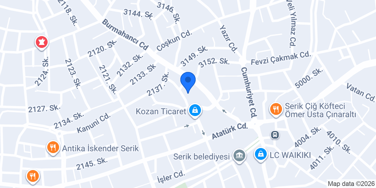 İrem Butik konumu