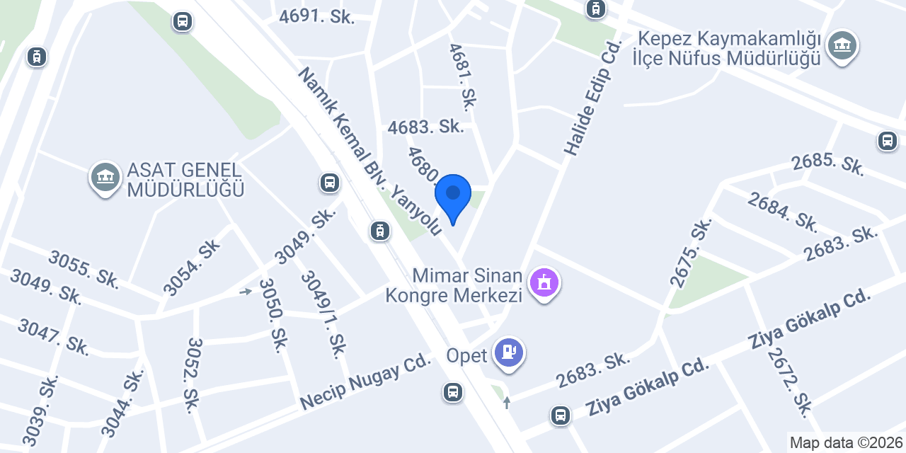 Erkanlar Lojistik konumu