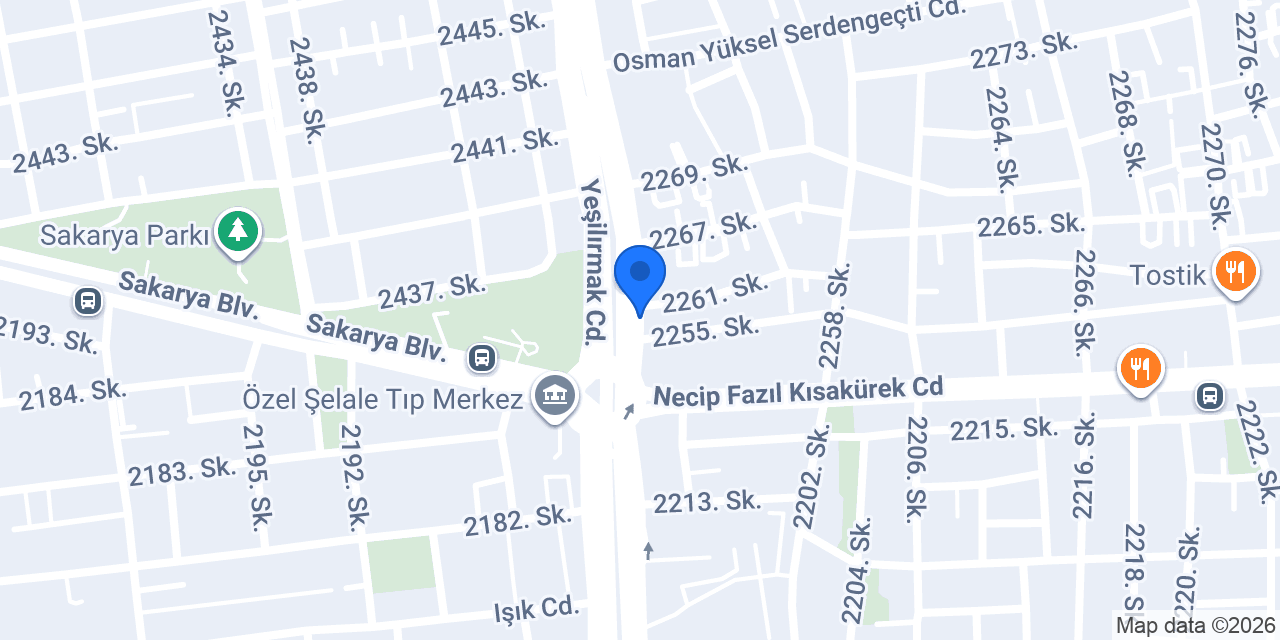Akbank Kepez Şubesi konumu