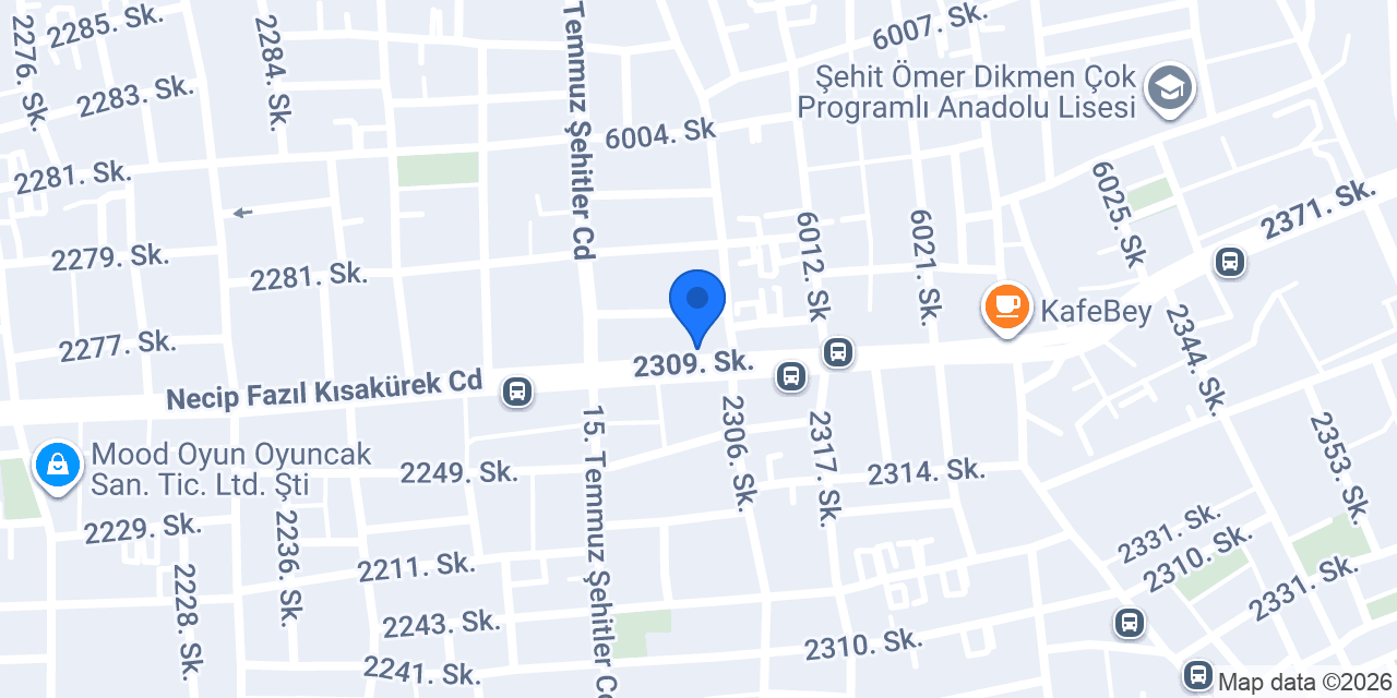 Hak Yapı market İnşaat konumu