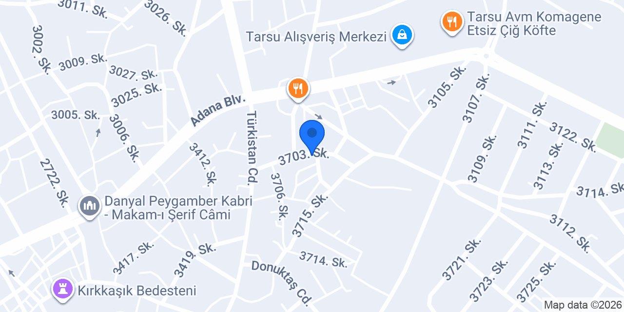 Çelikiş Ticaret konumu