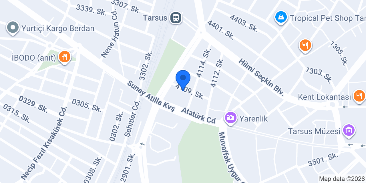 Sahra veteriner kliniği konumu