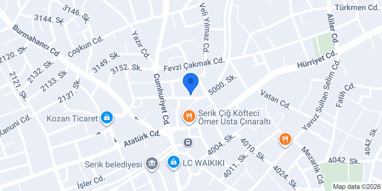 Uğur Çıkla Kuaför konumu