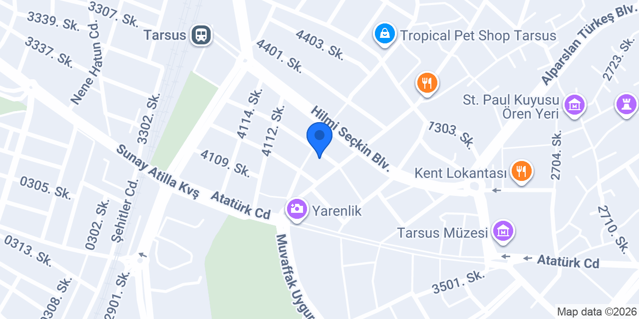 OKEY Plus Tarsus konumu
