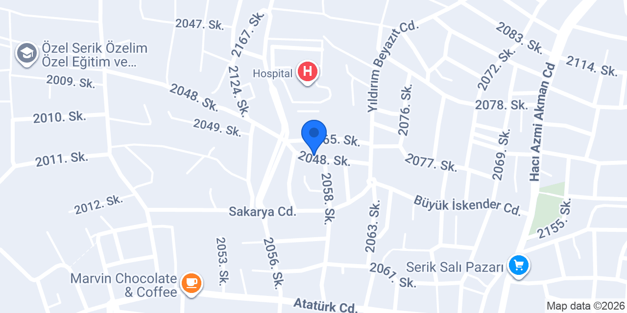 ÖZDE APARTMAN konumu