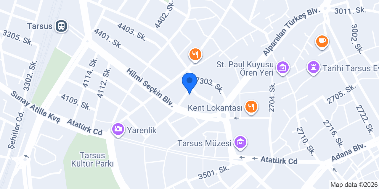 Tarsus Butik Çiçek konumu