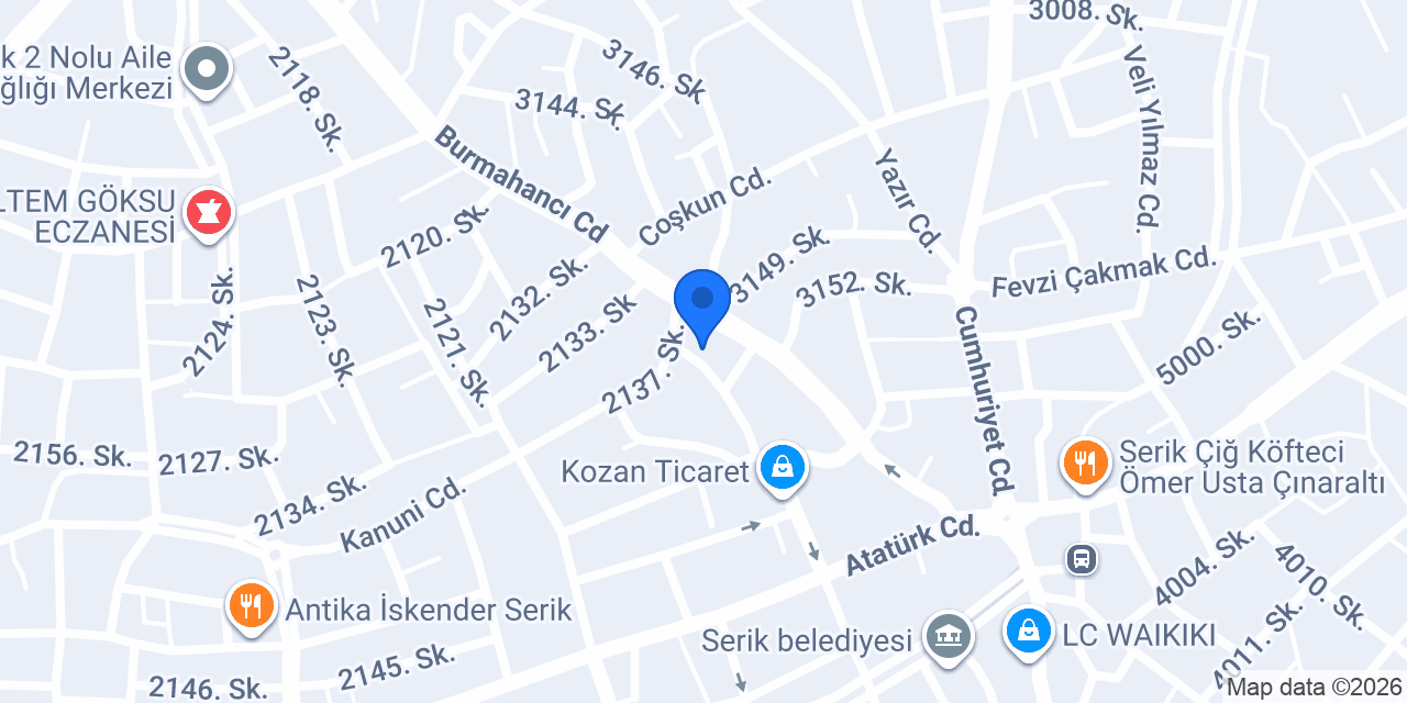 Serik SGK konumu