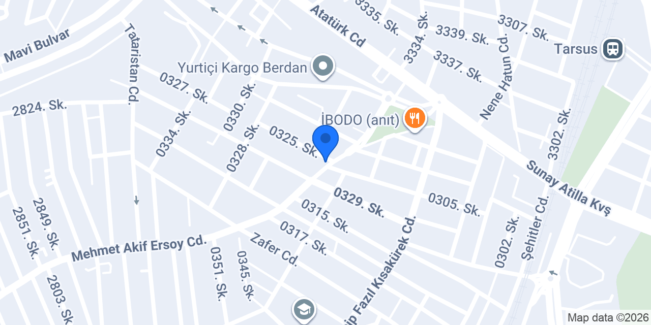 Özel Bahar Anaokulu konumu