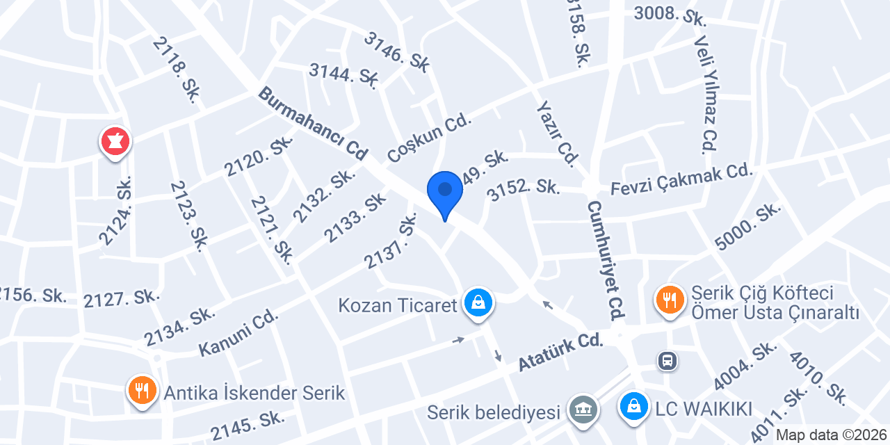 Emel Sanat Atölyesi konumu