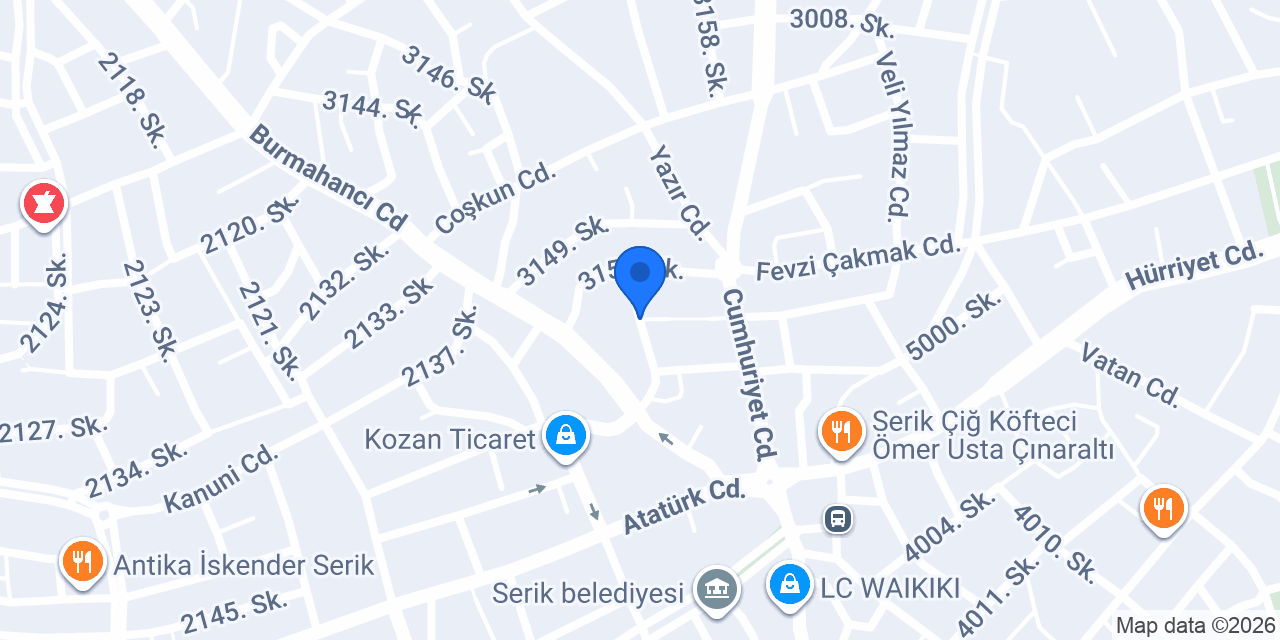 karagöz hırdavat ve yapı market konumu
