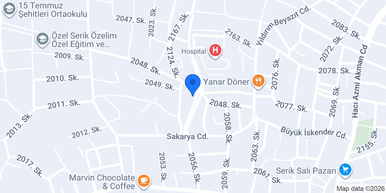 Eczane Yeşim konumu