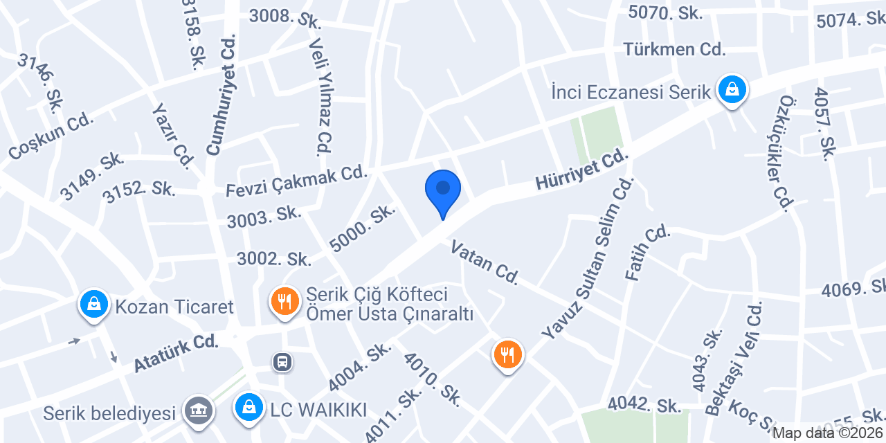Başgül Elektrik konumu