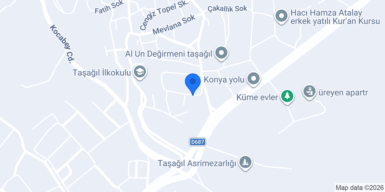 Taşağıl Lisesi konumu