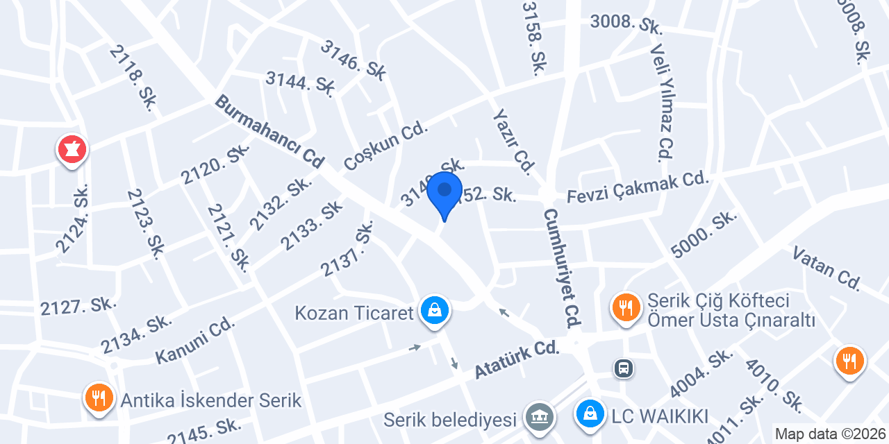Erkan Saç Tasarım konumu
