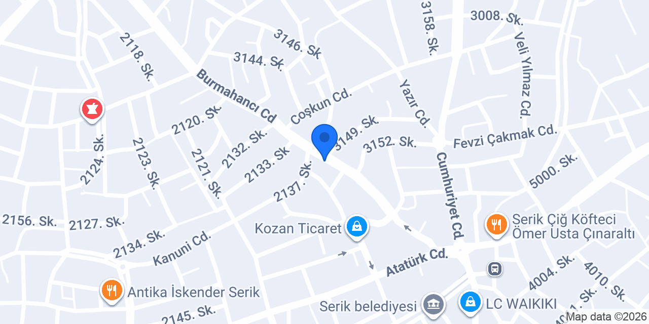 TUTAROĞLU MODA konumu