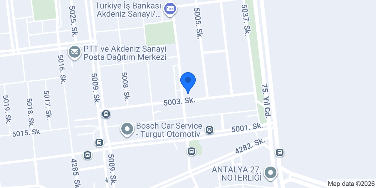 Dadaş Oto Çıkma Yedek Parça konumu