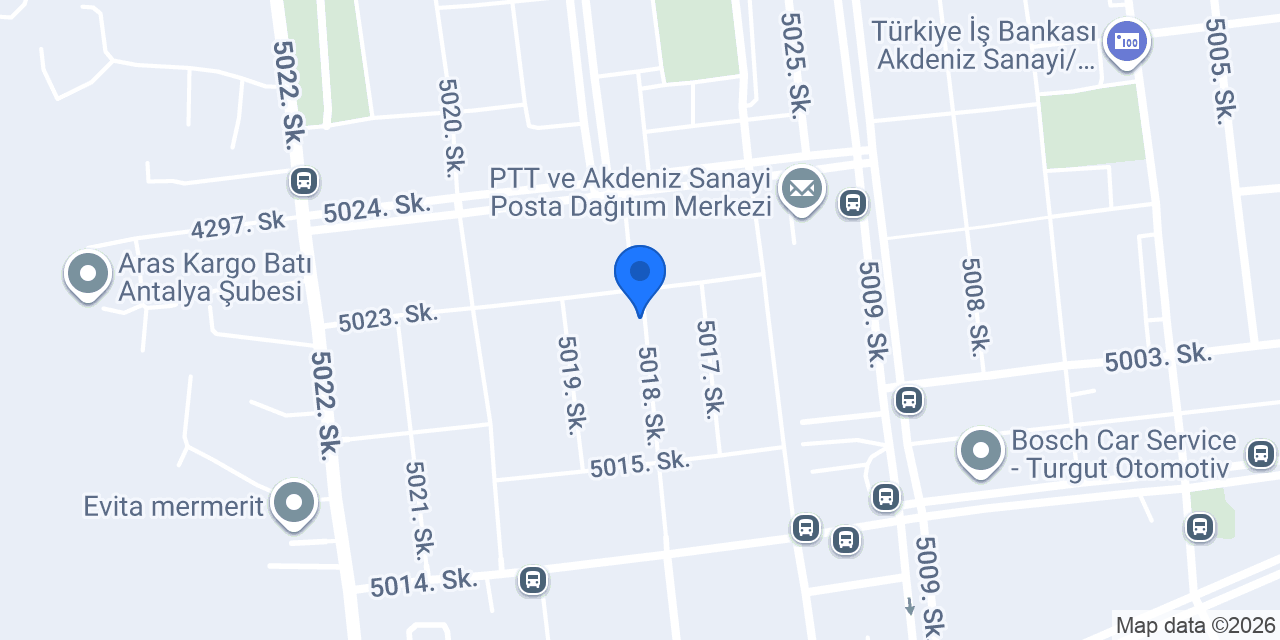 Ceylina Mobilya Cnc İşleme konumu