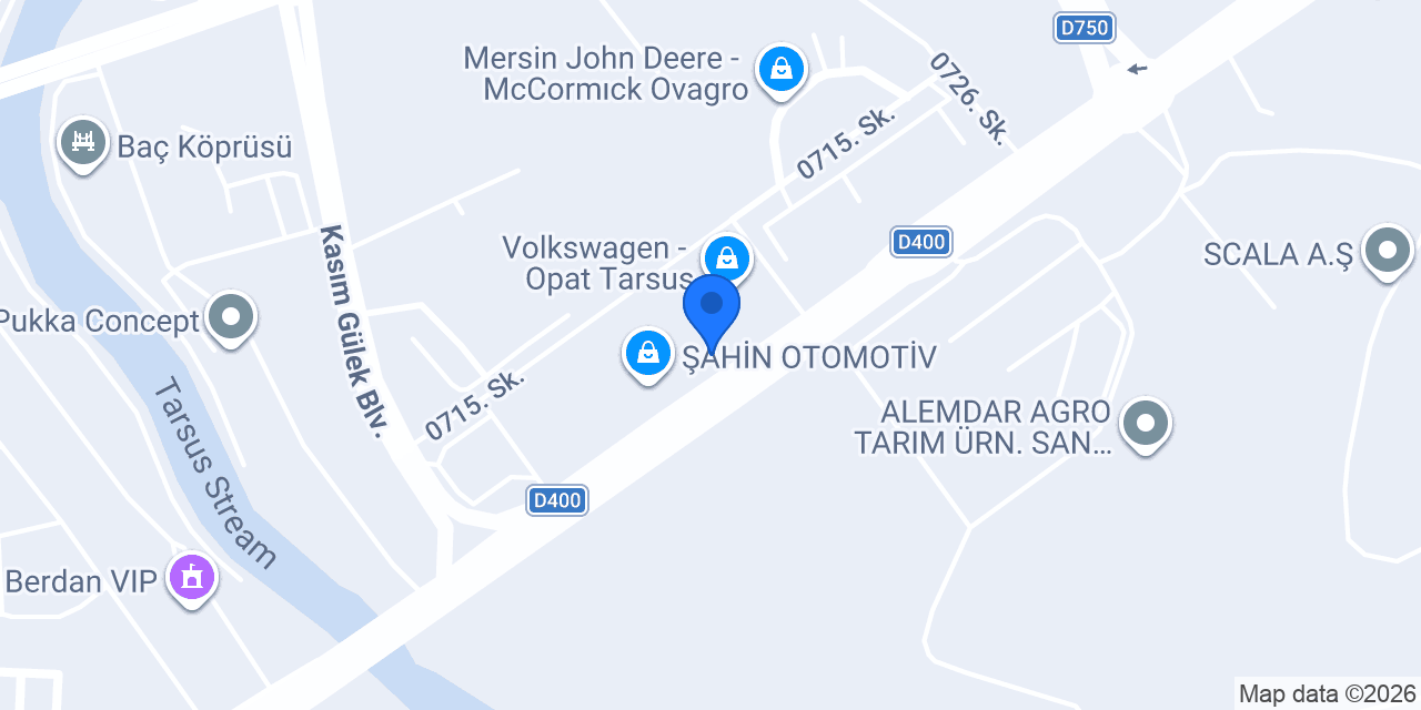 DML OTO - A.L.C. Mersin Şubesi konumu