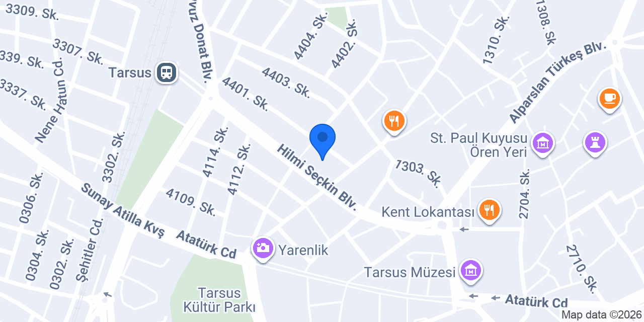 Akamer Tarsus konumu