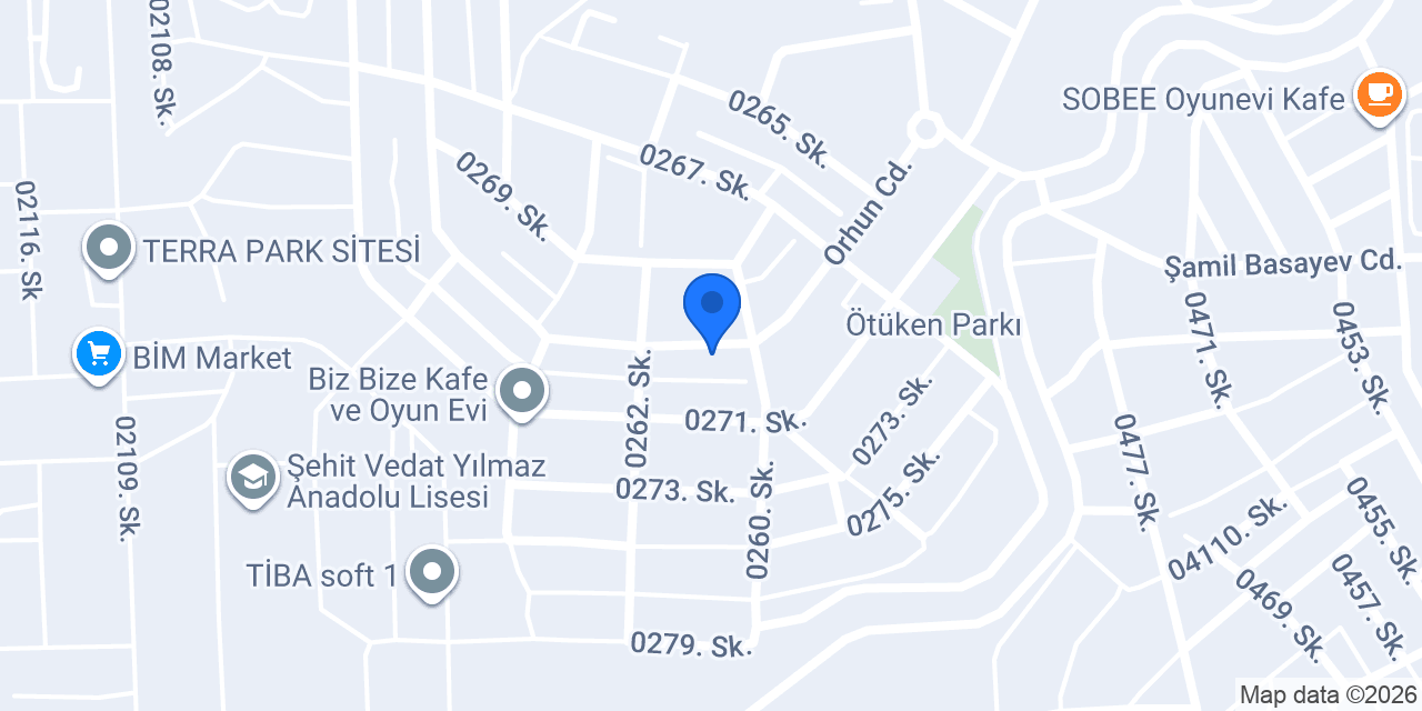 Çerçi Bekir konumu