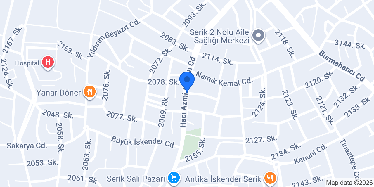 Serik Merkez Haber konumu