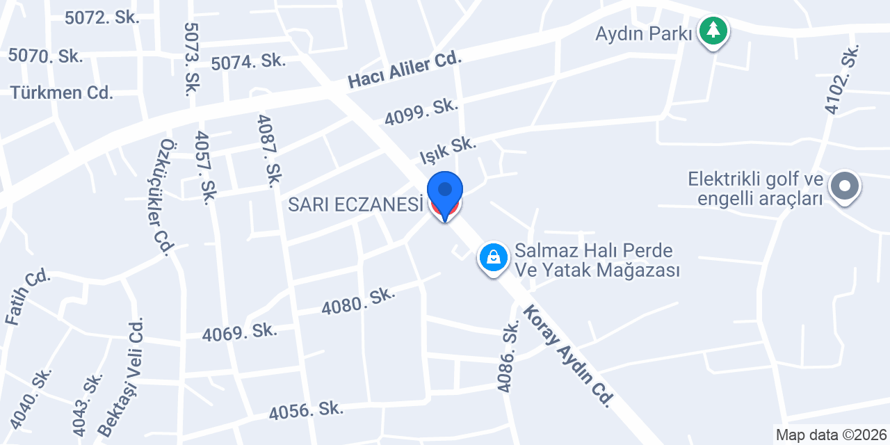 SARI ECZANESİ konumu