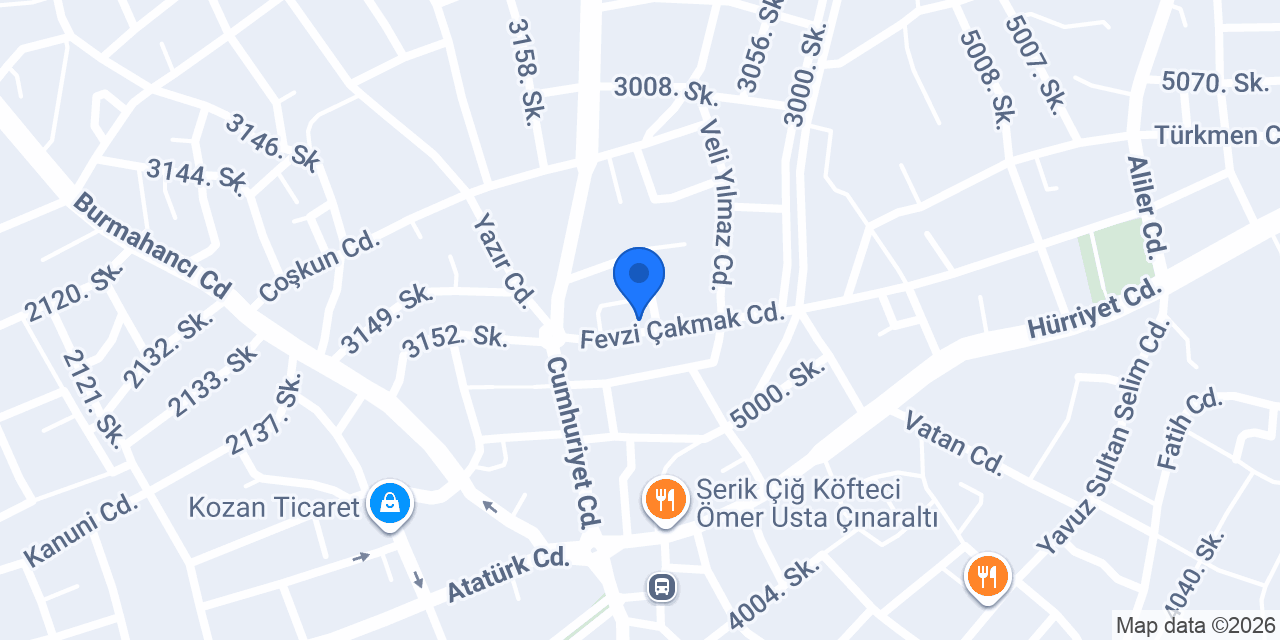 Ünal Hırdavat konumu