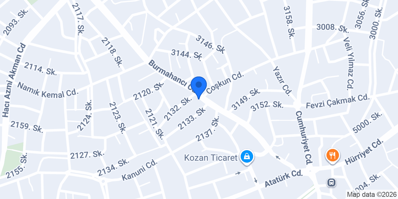 Kahyaoğulları İnşaat konumu
