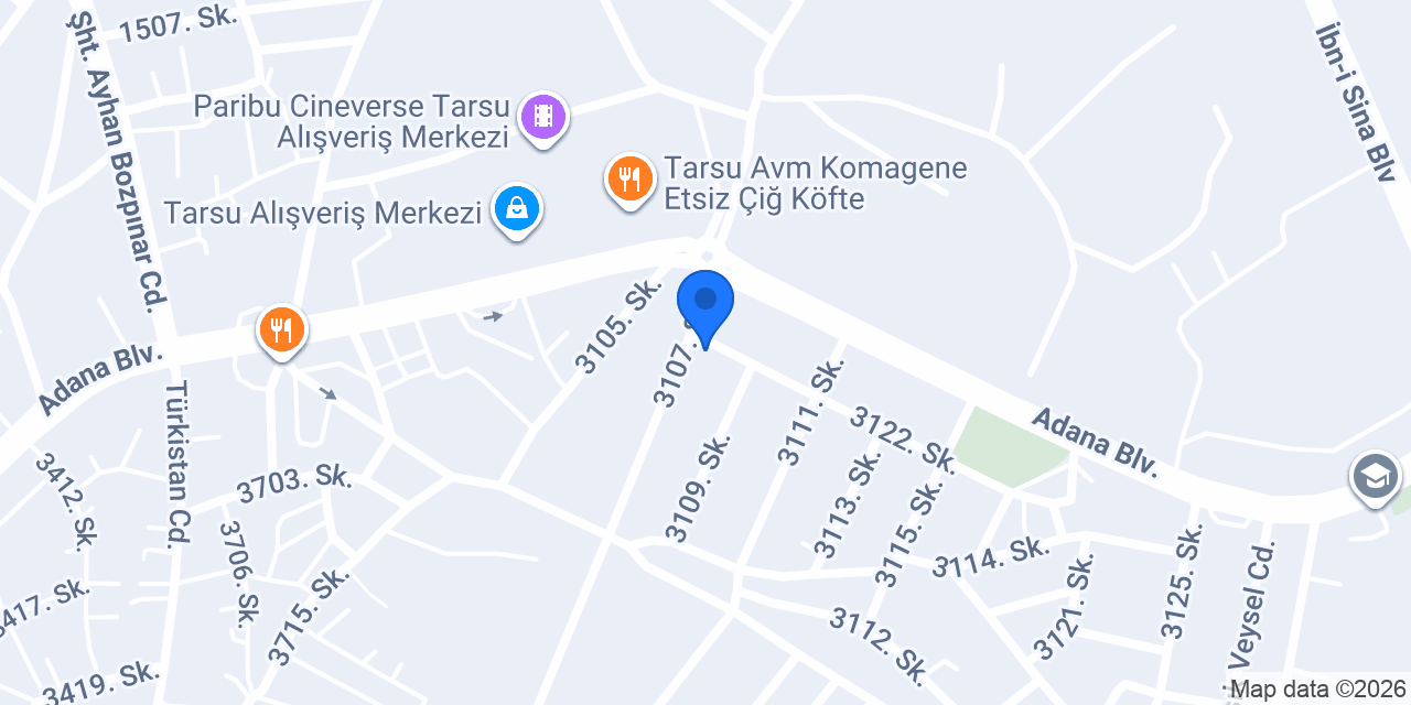 ŞAŞKIN DÖNER&TANTUNİ TARSUS konumu