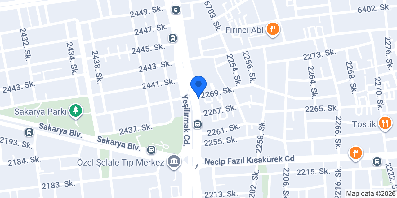 Yapı Kredi - Kepez Şubesi konumu