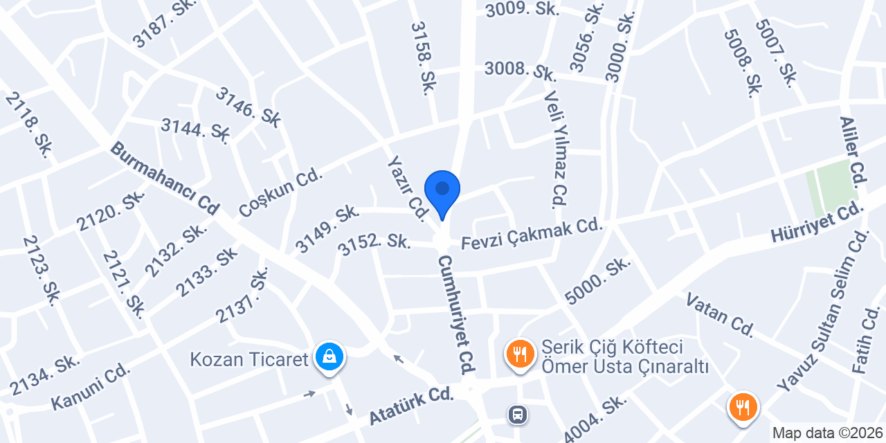 Konur Optik konumu