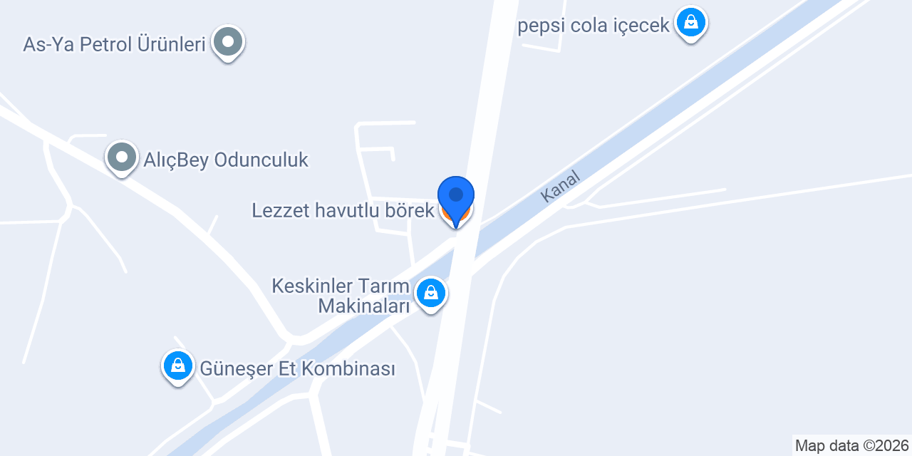 Lezzet havutlu börek konumu