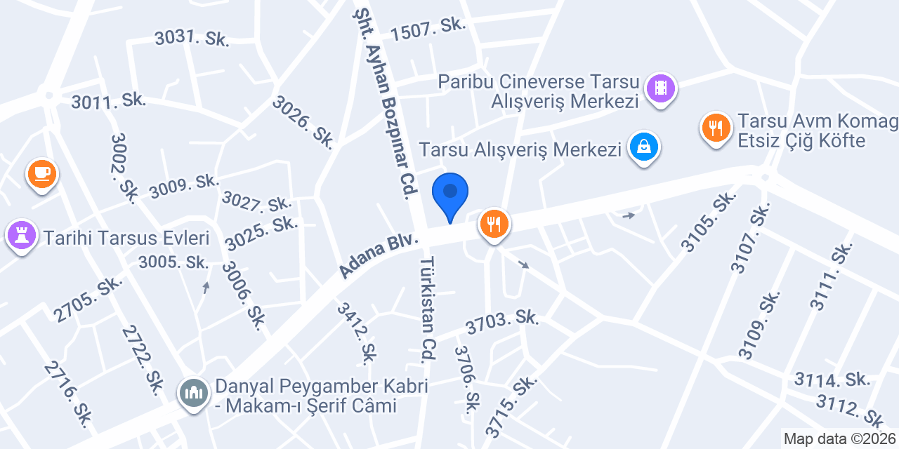DENİZ MOTOR TARSUS konumu