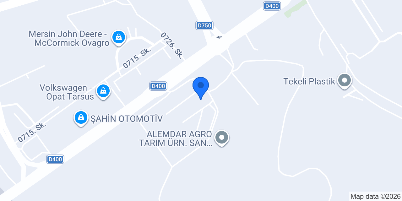 Niba Tarım Tarsus Şubesi konumu