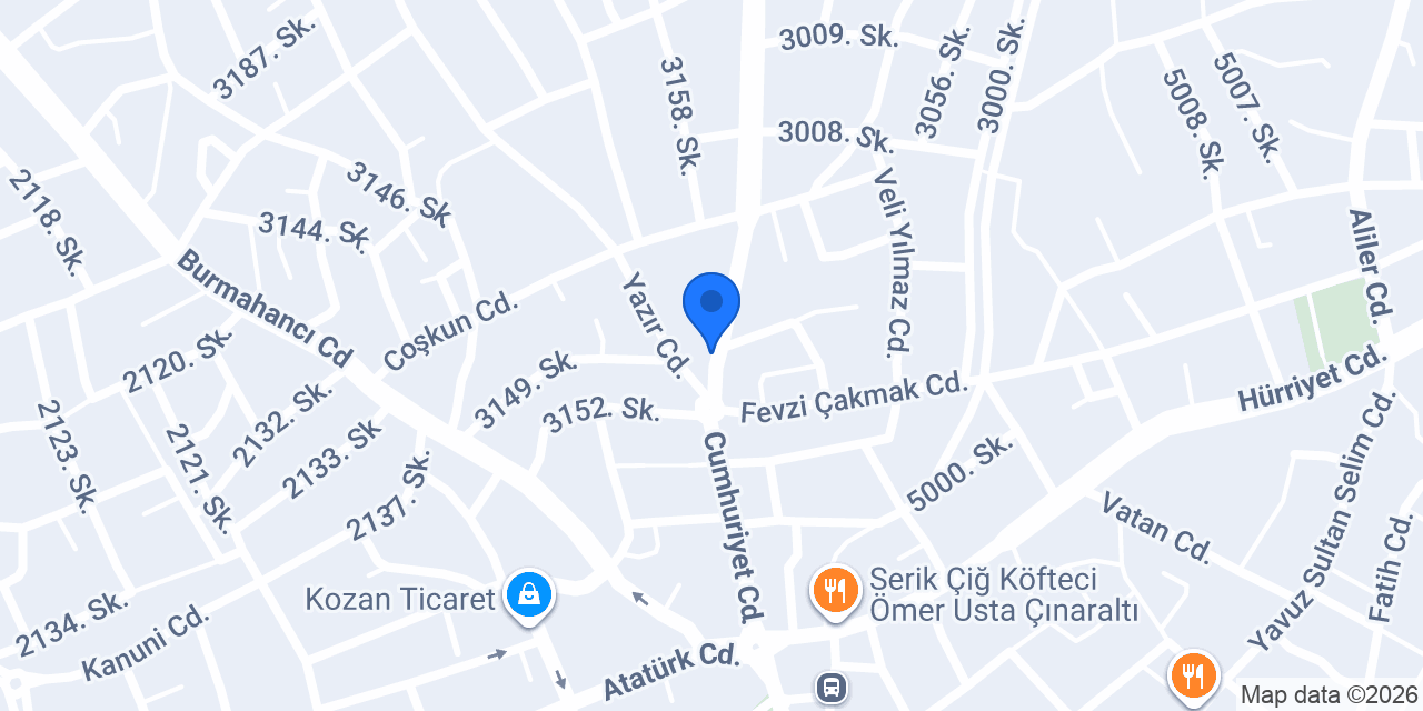 Armani Erkek Kuaförü konumu