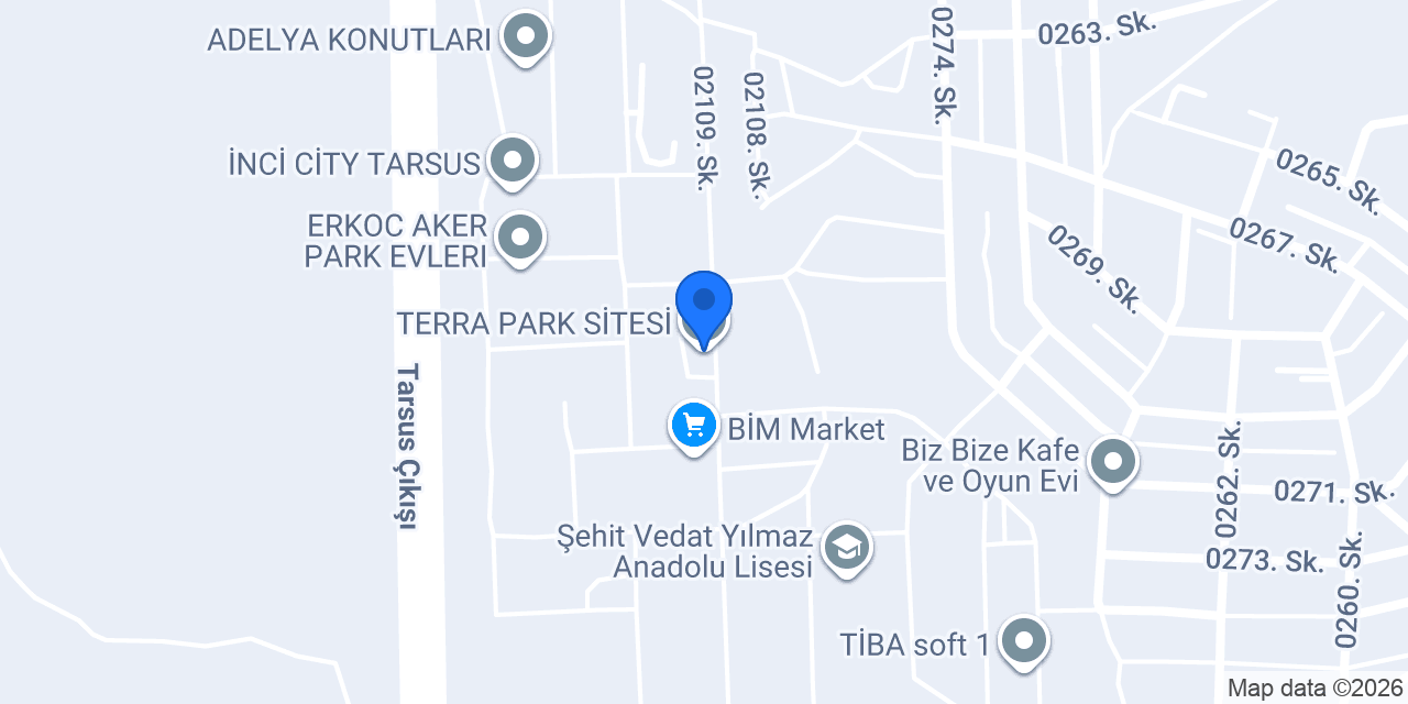 TERRA PARK SİTESİ konumu