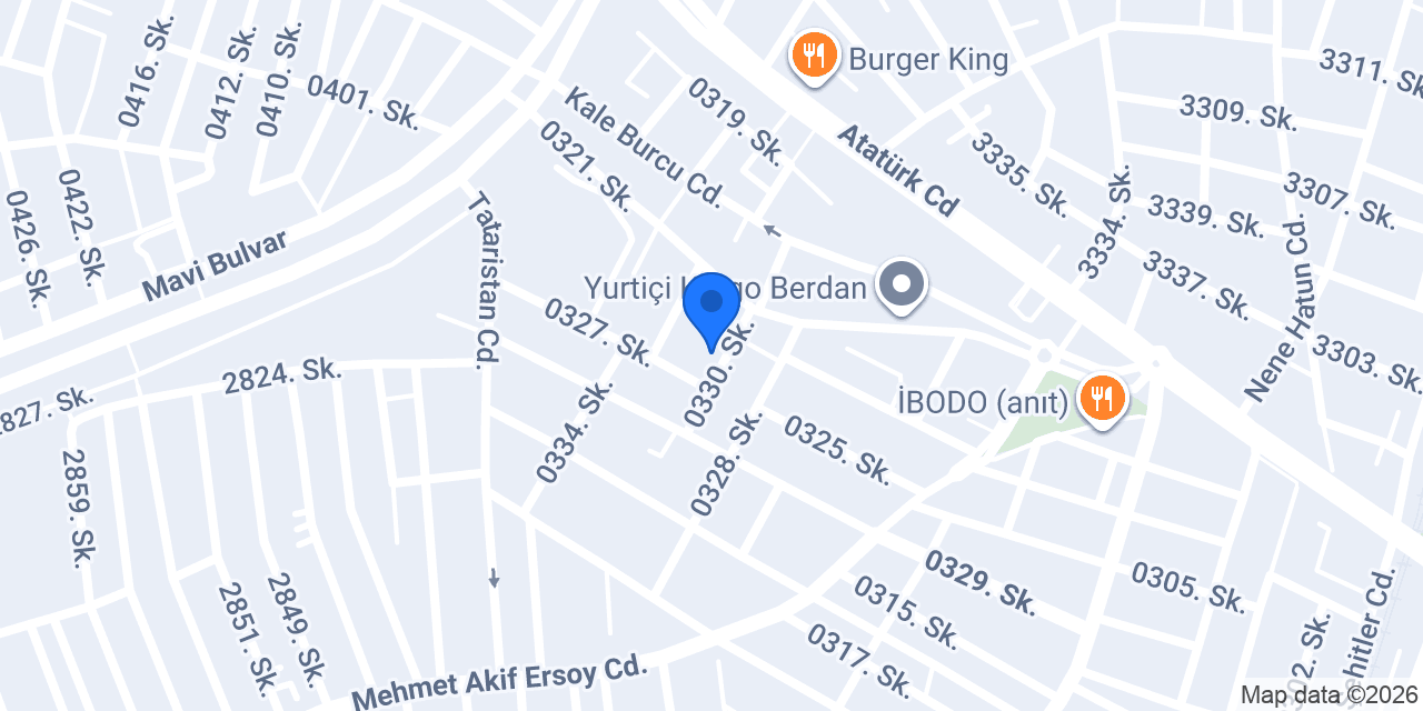 Tansu Öğür Make Up Studio konumu