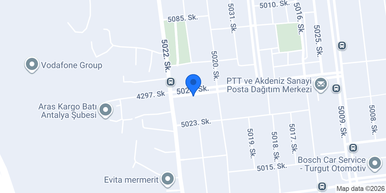 Atom Mobilya Dekorasyon konumu