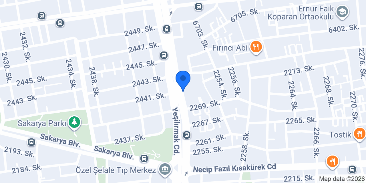 TEB Kepez Şubesi konumu