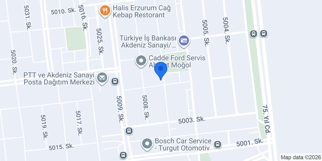 Optek Özel Servis konumu
