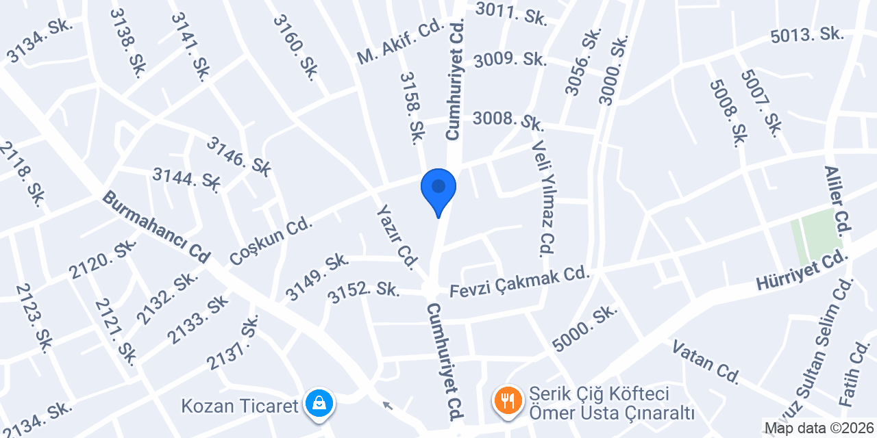 Gülüm Bayan Kuaförü konumu