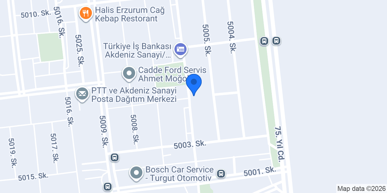 Ehm Güven Oto konumu