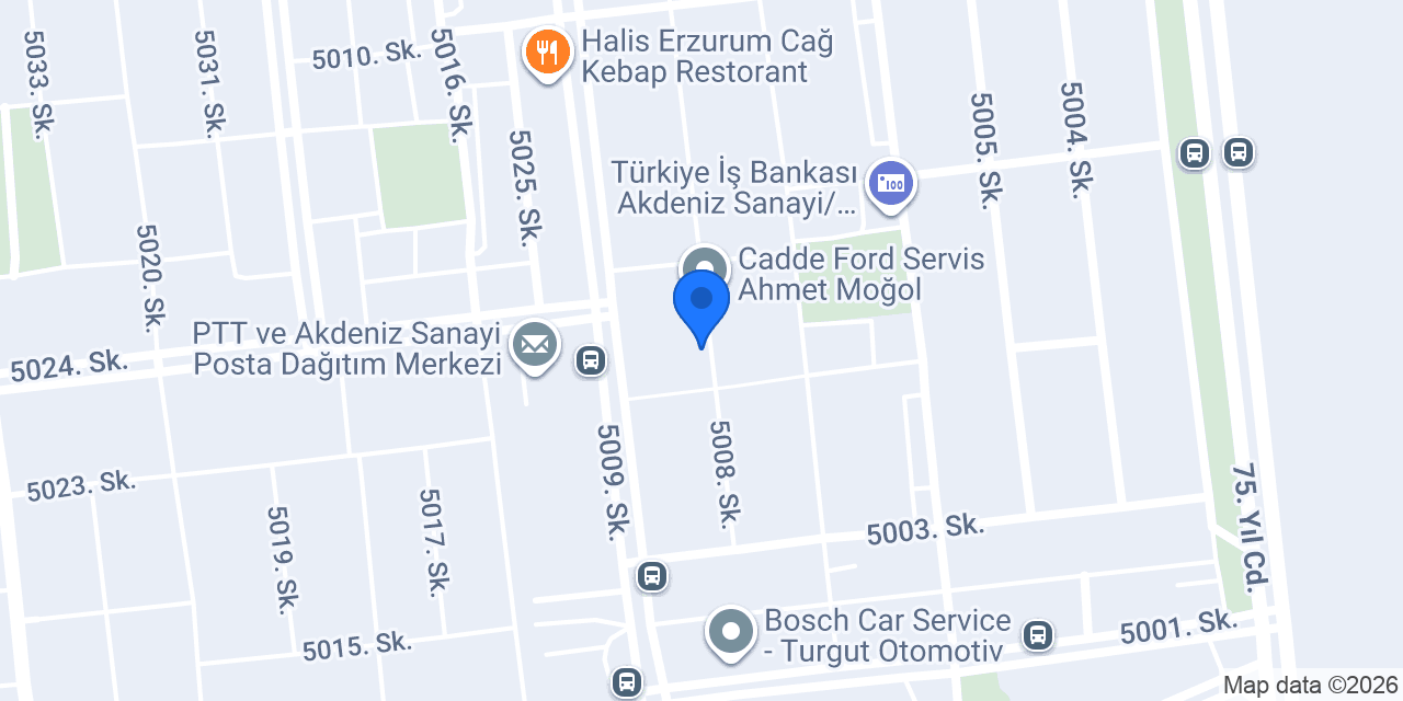 Yiğit Otomotiv konumu