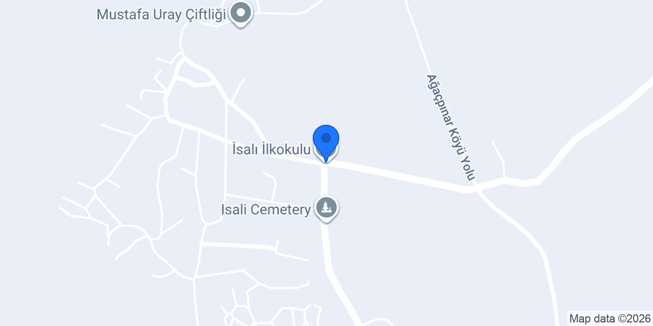 İsalı İlkokulu konumu
