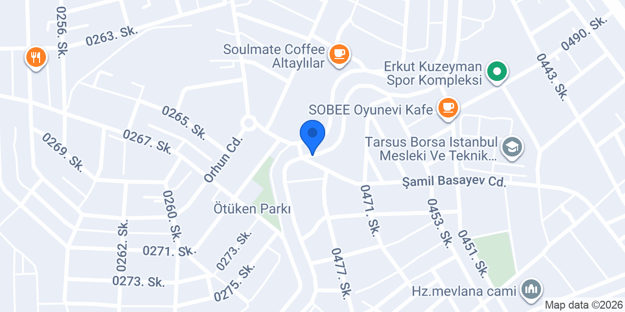 TARSUS BOZDEMİR HAFRİYAT konumu