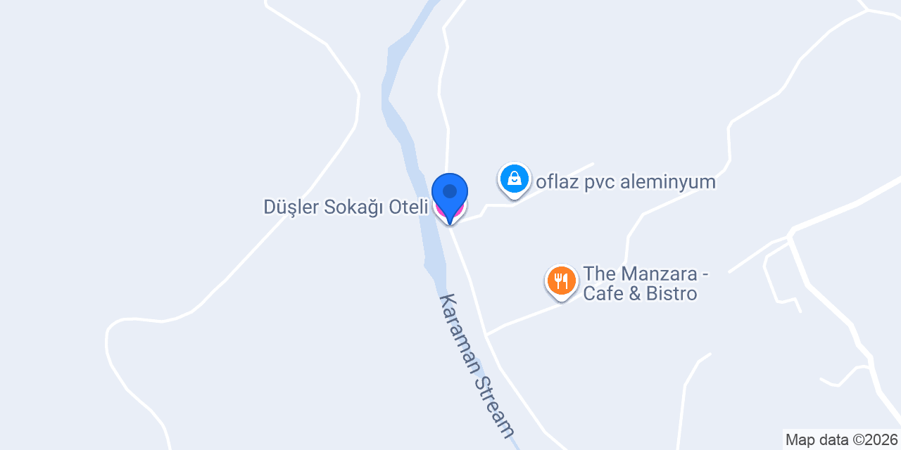Düşler Sokağı Oteli konumu