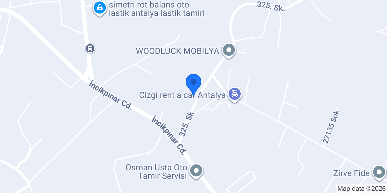 Antalya kauçuk konumu