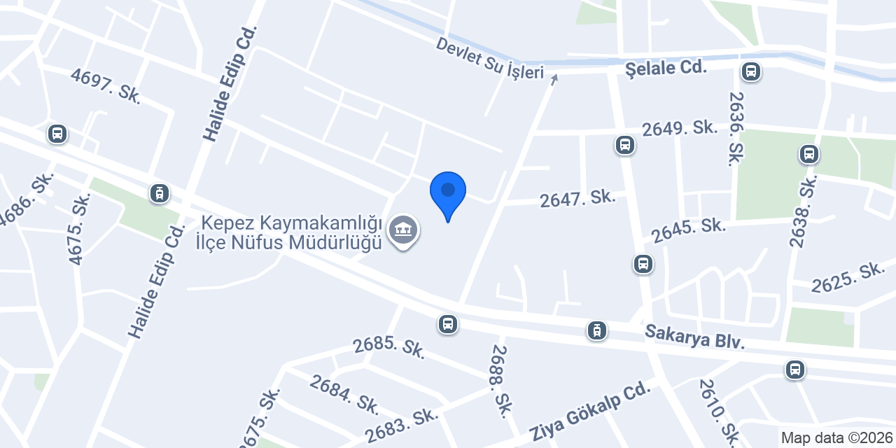 Kepez Malmüdürlüğü konumu