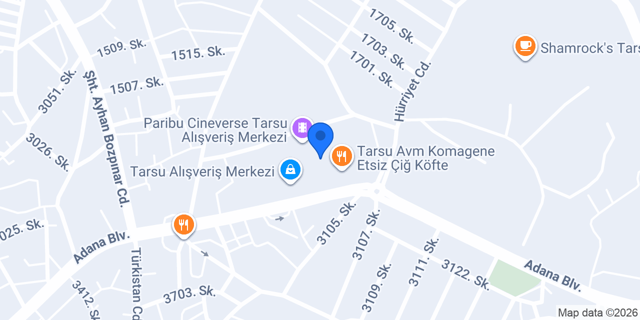 TARSUS TAKSİ konumu