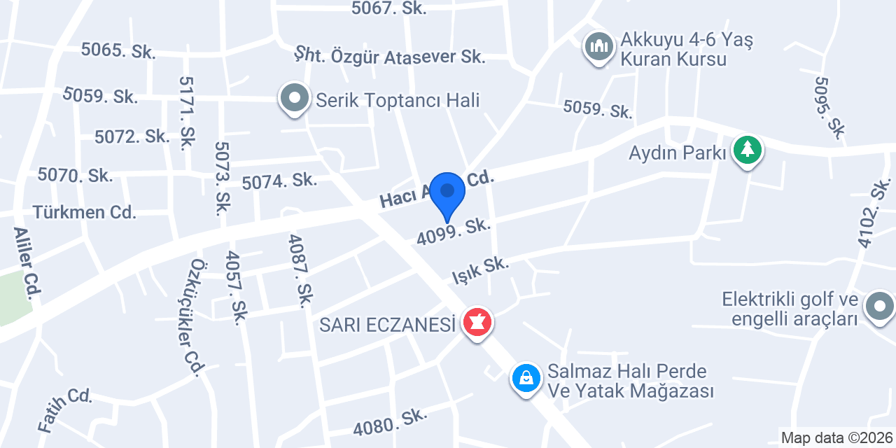 Emek Mobilya konumu